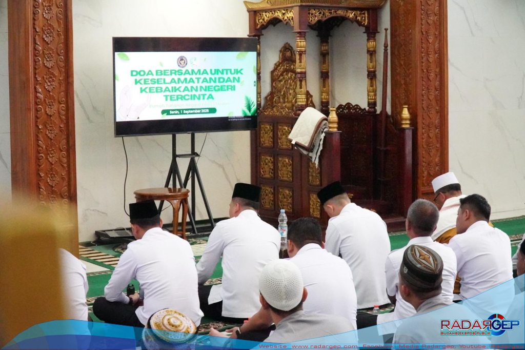 Rutan Kelas I Medan Gelar Doa Bersama Untuk Keselamatan dan Kebaikan Negara Tercinta